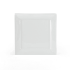 Better Homes & Gardens Square Porcelain Dinner Plates, White, Set of 6
