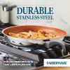 Farberware Classic Traditions 12" Stainless Steel Ceramic Nonstick Frying Pan